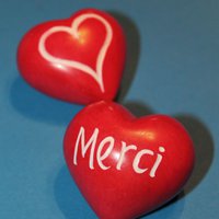 081 Heart small Merci - Soapstone