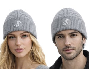 thies Recycled Beanie vegan light grey