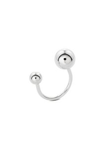 Grote bom multisize ring zilver