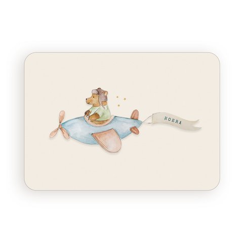 Postcard (A6) Airplane Beer