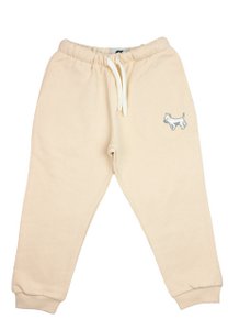 Kinder joggingbroek witte terriër
