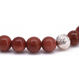 Minimal for her Red Peach Goldstone