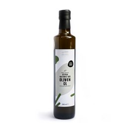 Extra virgin organic olive oil, 500 ml, from the Manaki brand. Olive oil.