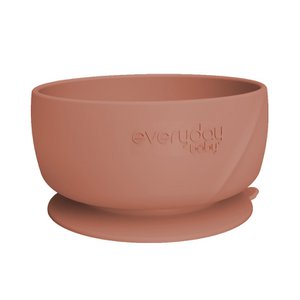 SILIKONSCHALE MIT SAUGNAPF ROT