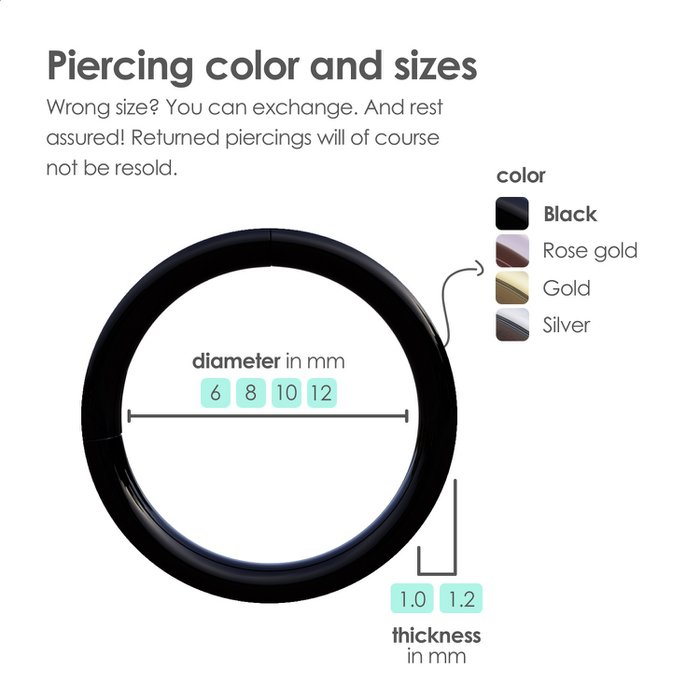 PIERCINGLINE Universele schroefbal, kristallen en epoxy, piercing