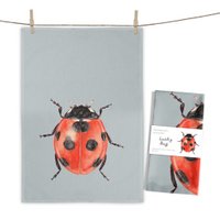 Lucky Bug tea towel