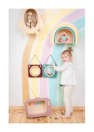 TV shelf „Teevee” dusty pink