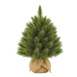  Artificial Christmas tree made of green plastic with a natural pine-like appearance, suitable for indoor or outdoor use.