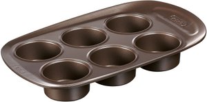 Pyrex - Asimetria Muffinform für 6 Muffins - Brown