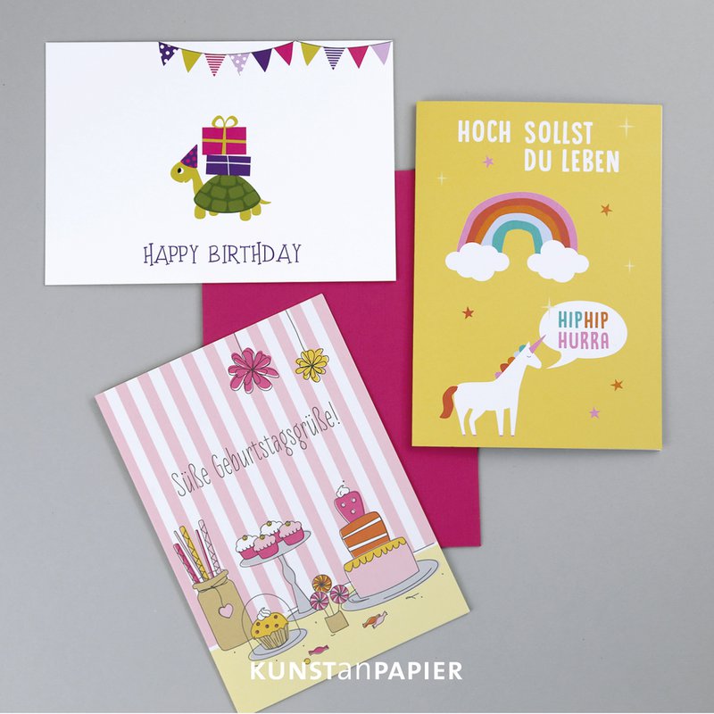 Carte postale anniversaire tortue Max