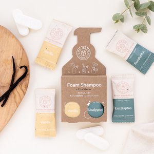 Refill set Shampoo Tablets – Eucalyptus and Vanilla