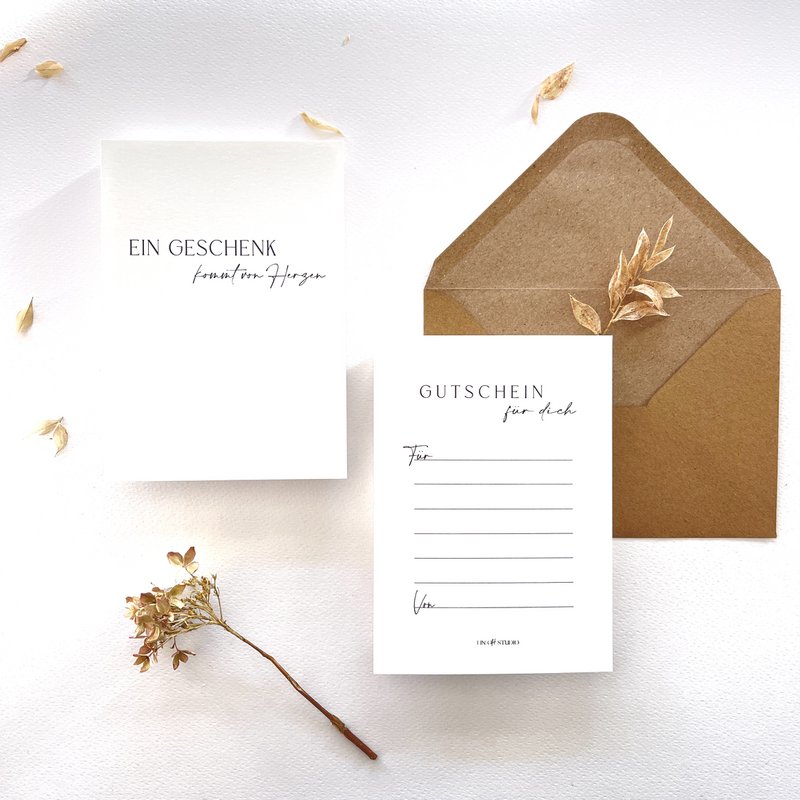 Carta voucher per la tua persona preferita