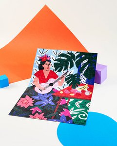 Woman guitar, Kei Lam - 540 pieces