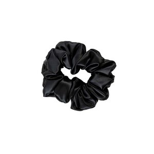 Silk Scrunchie L Size Black