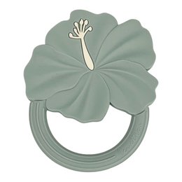 Hibiscus Teether, leo and lea, Teething Rattle, 4 different colors