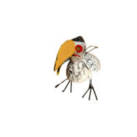 Zimba-Arts METAL YELLOW BILLED HORNBILL