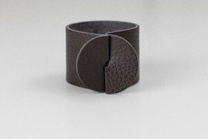 Skinnatur Serviettenring | recyceltes Leder | 4cm Durchmesser