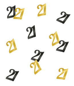 Classy party table confetti - 21