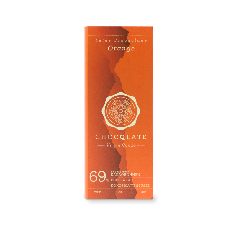 CHOCQLATE chocolate orgánico NARANJA