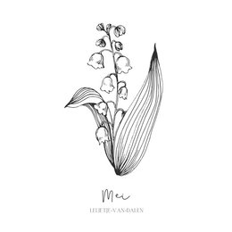 Geburts-Blumenfliese | September