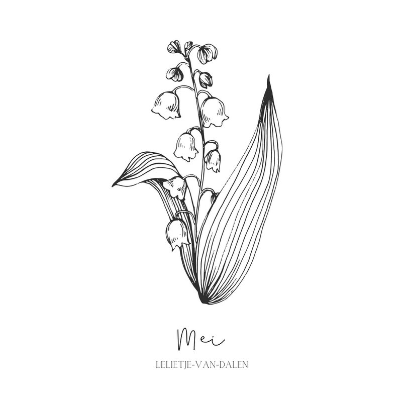 Geburts-Blumenfliese | September