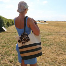 Sac cabas en paille "Léo"