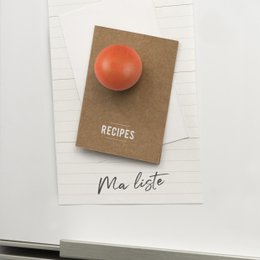 Assortiment de 24 petites boules magnétiques en bois
