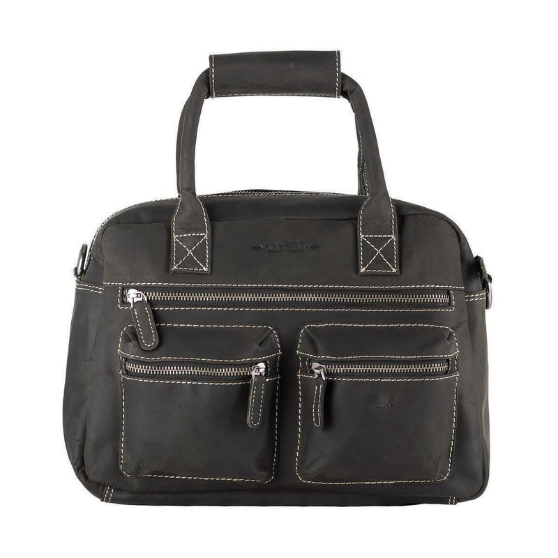 Ladies Bag Buffalo Leather In 3 Colors With A Shoulder Strap And Handles – Medium Size
