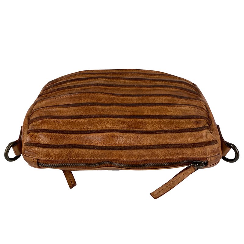 Borsa A Spalla Da Donna Realizzata In Pelle Lavata In 4 Colori