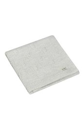  Grey merino wool baby blanket, soft and cozy for newborns.