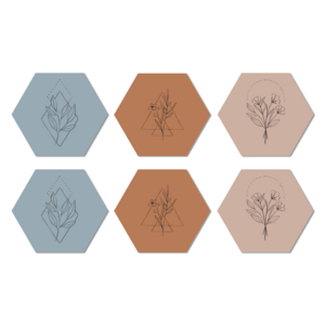 Onderzetters minimalistic