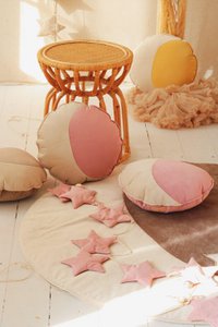 Samtgirlande „Soft Pink Dust“ mit Sternen