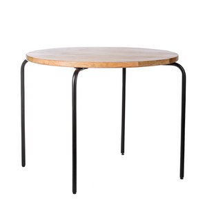 Circle tafel zwart Ø72