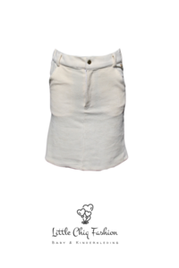 Funkle Mädchenkleid cremeweiß