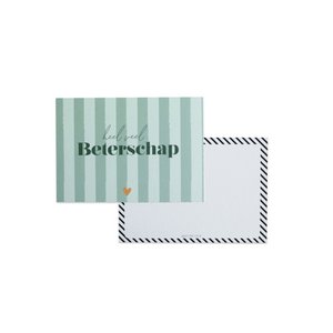 Lots of recovery || A6 Card