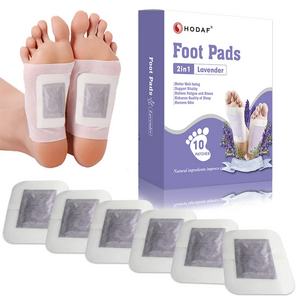 2 in 1 - detox lavander foot patches 10 pieces