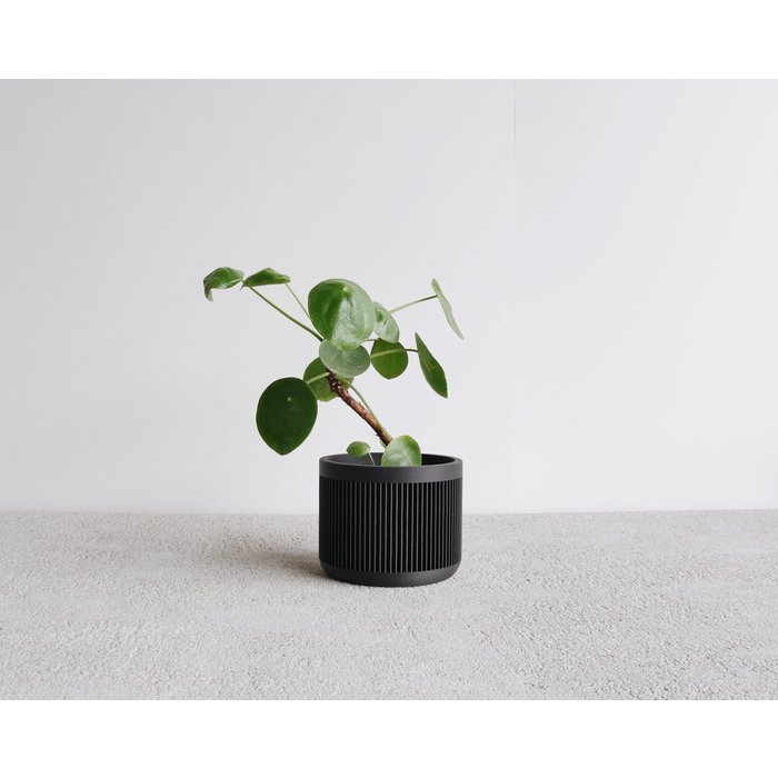 potted plant saucer Bergs Potter Pantheon raw pot Grey, o18 cm | Scandinavian Design | Flower pots