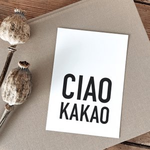Postkarte | 350g | Ciao Kakao