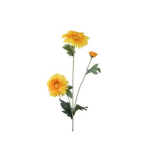 Kunstbloem Madeliefje h68cm geel