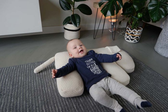 Voedingskussen Buddy off white - Soft Dots