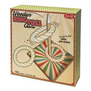 Retr-Oh Ringwerpen / Houten ring werpen speelgoed gooi spel / oud hollandse spelletjes OP=OP