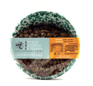 CERAMIC CUP CAPERS UNDER SALT 200 GRAMS