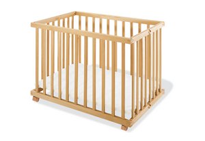 Playpen „Levin“ klein, faltbar, unbehandelt