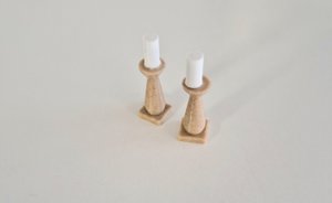 Puppenhaus-Kerzenhalter