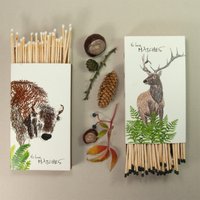 "Nature" Series Long Matches - "Deer"