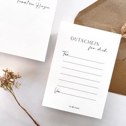 Carta voucher per la tua persona preferita
