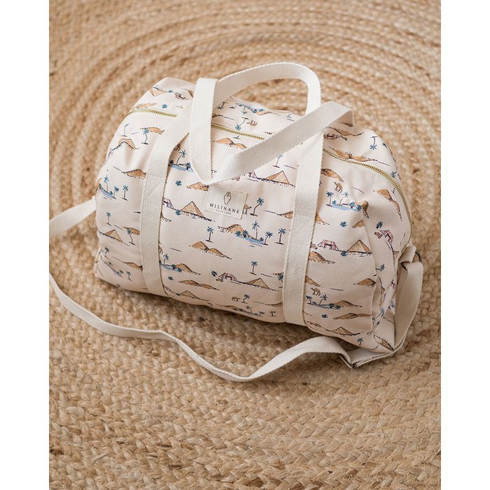 Tiger diaper bag - 100% Oeko-tex certified cotton - Milinane