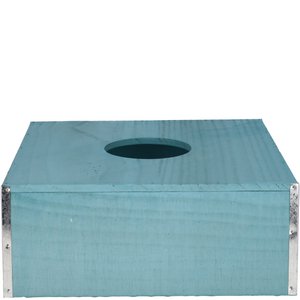 Holz Sockel Liri, L30cm, B30cm, H12cm, mit 12cm Lo