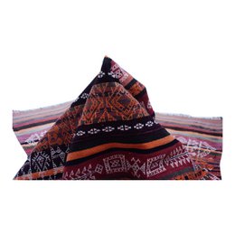 Tapis Vintage Rouge Mexicain Baluch Soumak