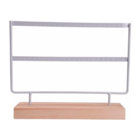 Earrings rack white